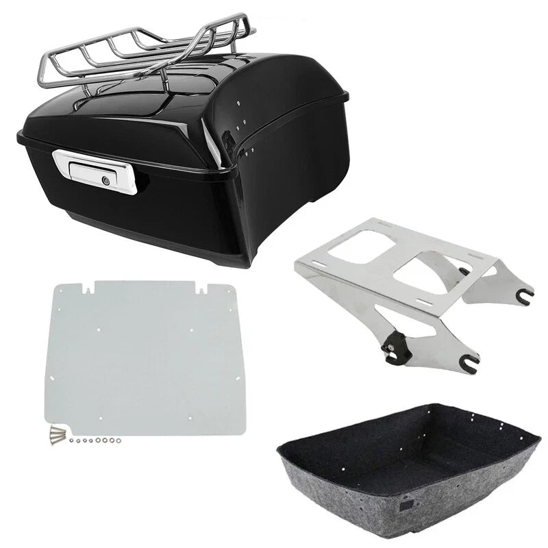 King Trunk Luggage Rack Mount Fit For Harley Touring Road King Glide 2014-2026