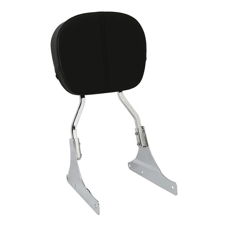 Low Sissy Bar Backrest Pad Fit For Harley Heritage Softail Classic Flstc 84-17