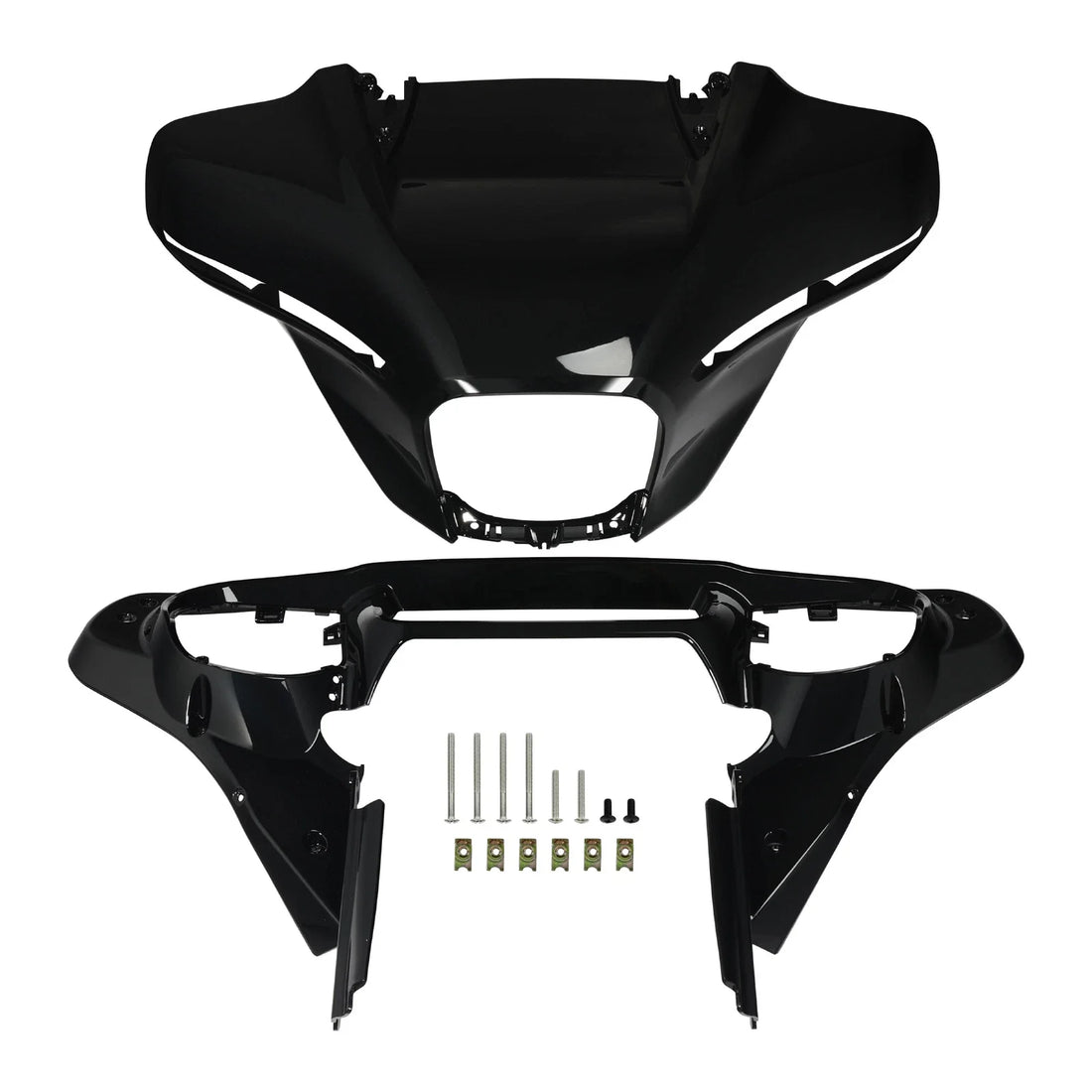 Vivid Black Inner & Outer Fairing Fit For Harley Cvo Street Glide 2023-2026