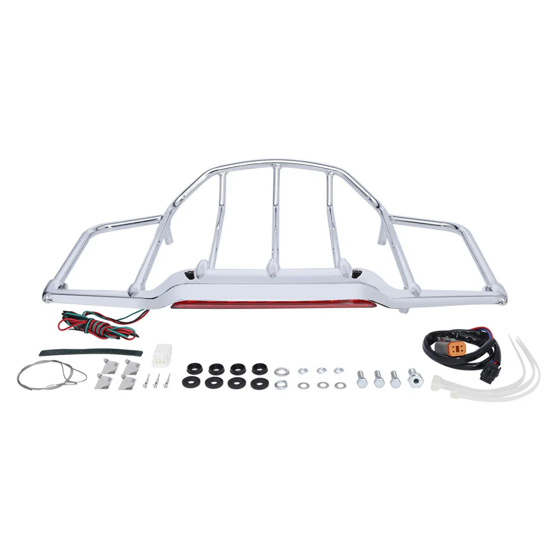 Trunk Top Luggage Rack LED Light Fit For Harley Touring Air Wing 93-13