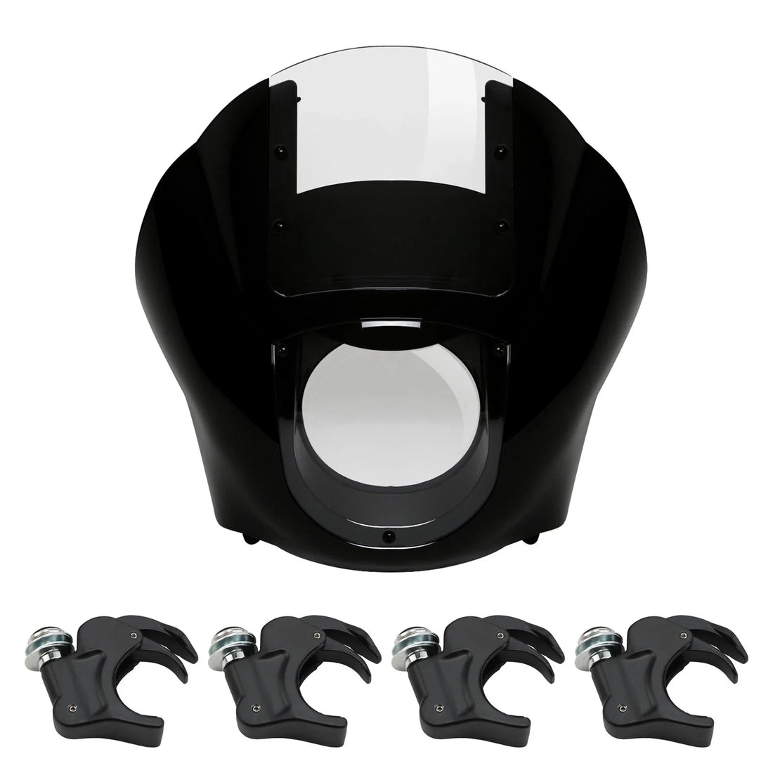 Quarter Fairing Windshield 39mm Fork Clamp Fit For Harley Dyna Sportster XL 48