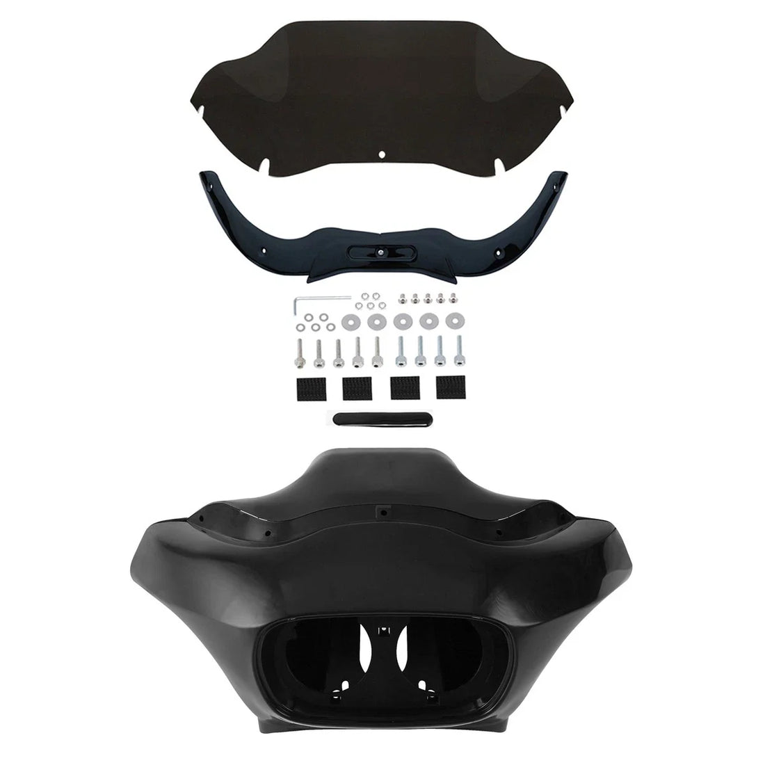 Unpainted Inner Outer Fairings &Windshield Trims Fit For Harley Road Glide 98-13