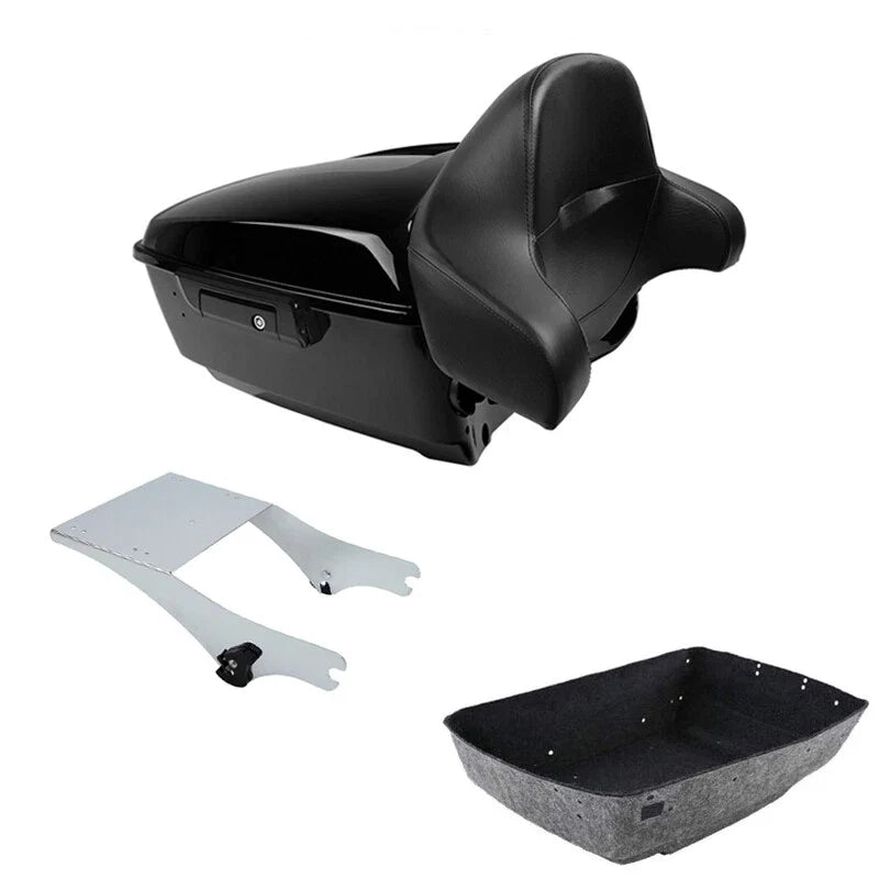 King Trunk Backrest Mount Fits For Harley Touring Road King Flhr 1997-2008