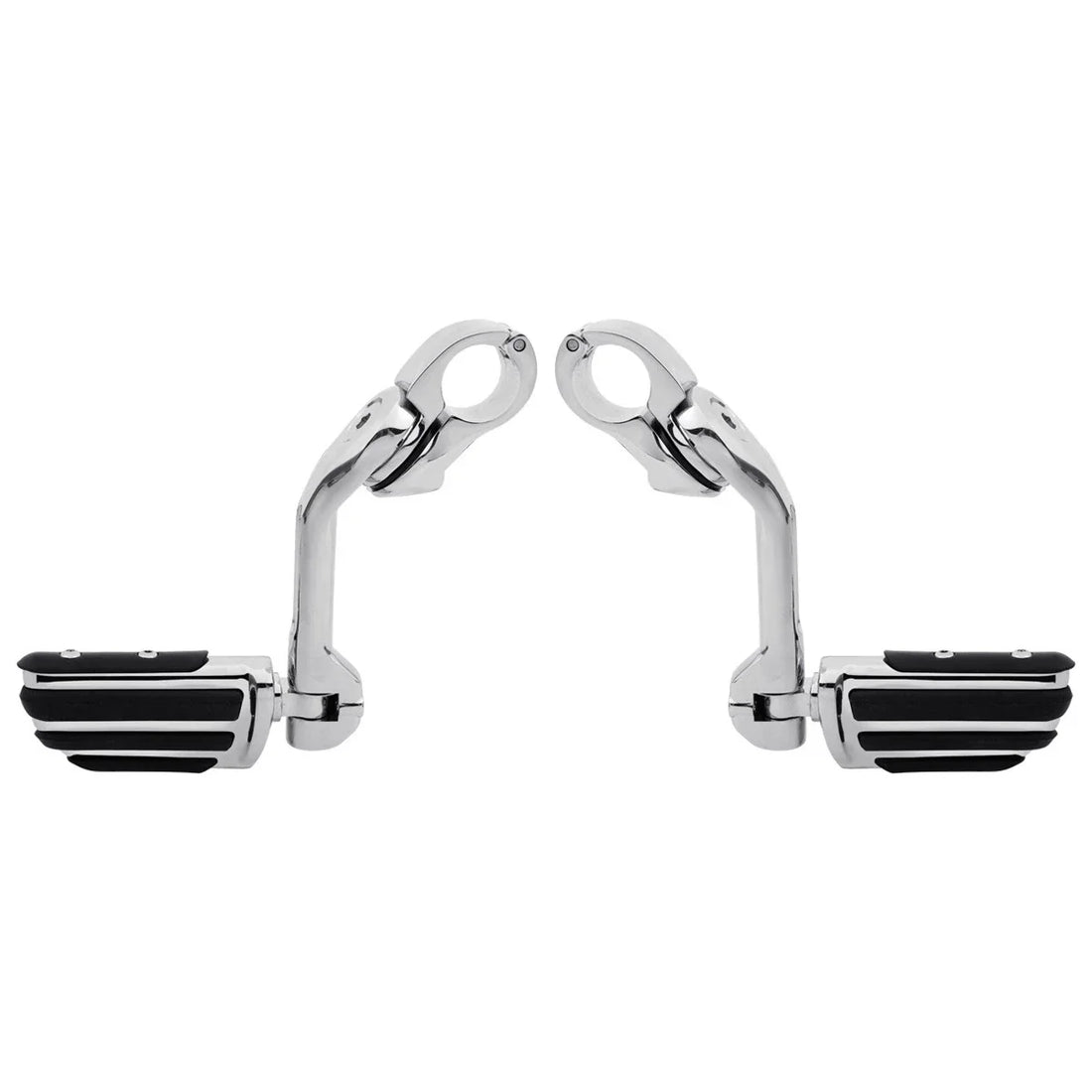 Adjustable Long Highway 1-1/4" Bars Foot Peg Fit For Harley Touring Street Glide