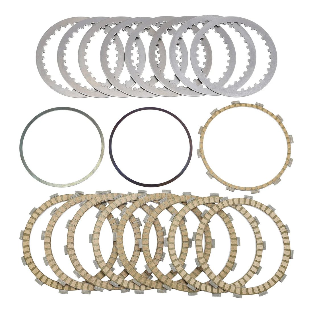 Drive Clutch Plates Kit Fit For Harley Twin Cam Touring Softail Dyna 1999-2017