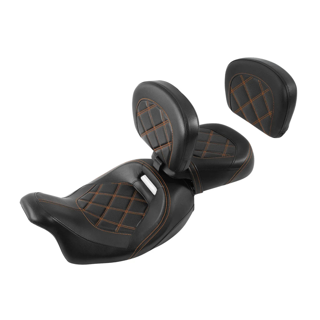 Driver & Passenger Seats Backrest Pad Fit For Harley Cvo Street Glide 2009-23