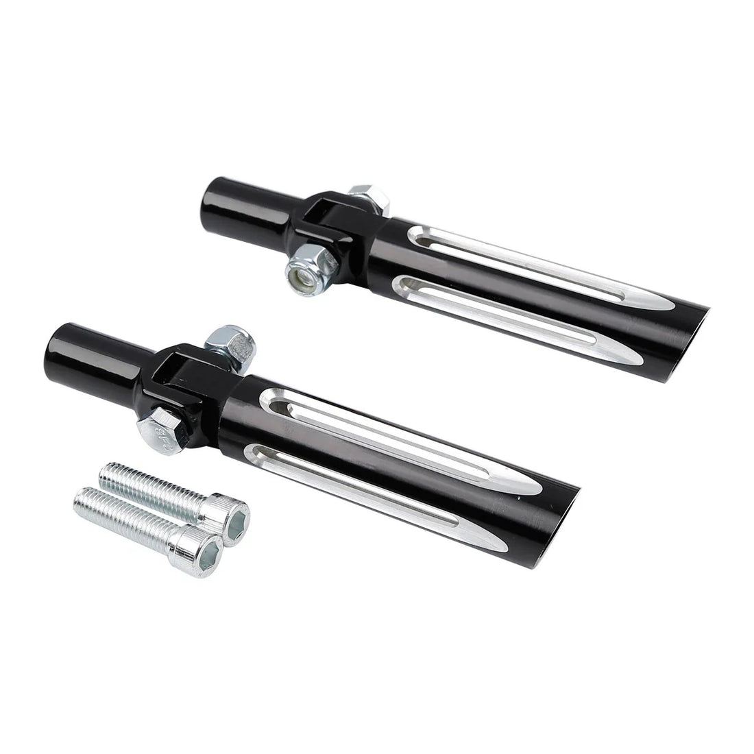 Passenger Footpegs Footrests Fit For Harley Softail Fat Boy Flstf Fxst 2000-2006