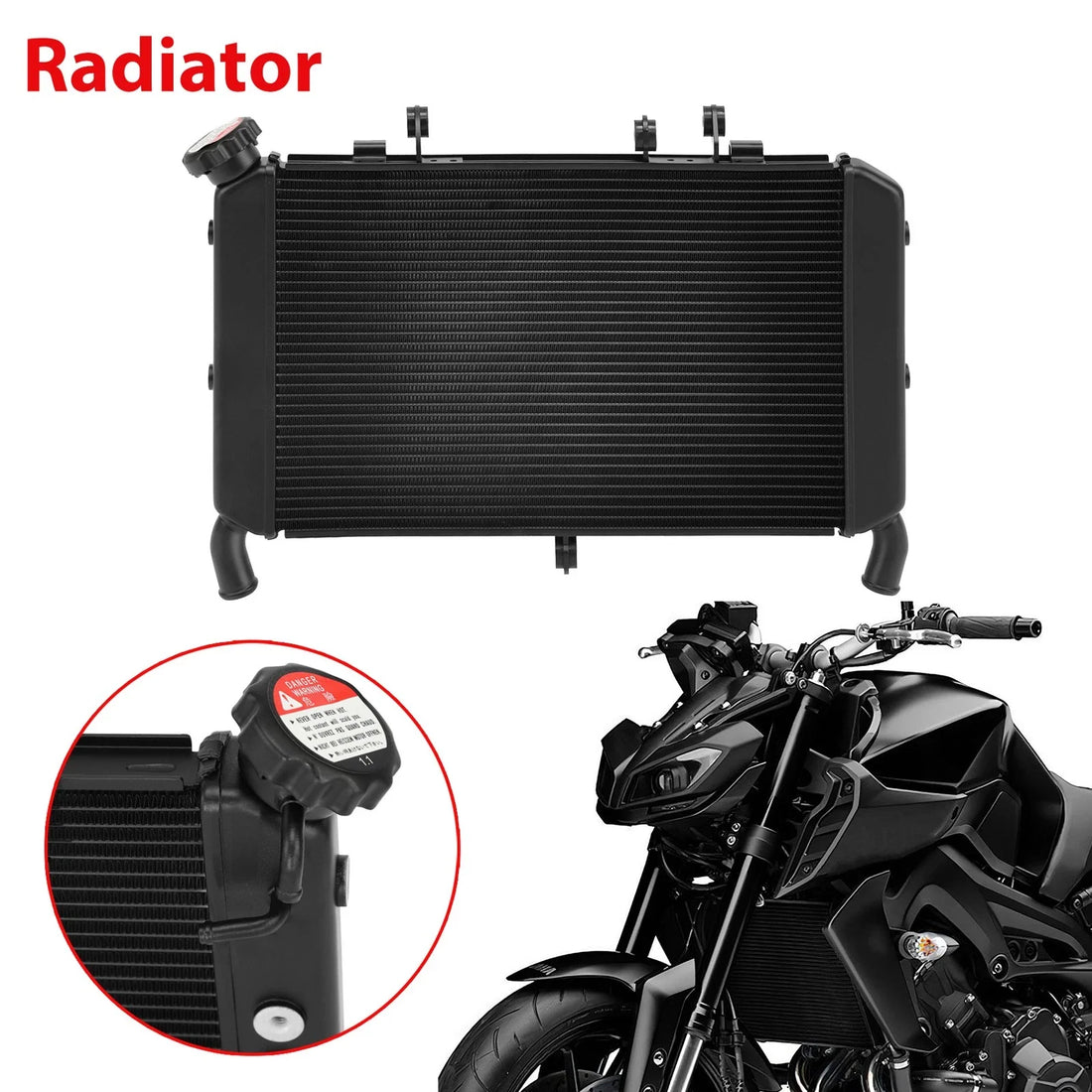 Radiator Fit For Yamaha FZ09 MT-09 2014-2020
