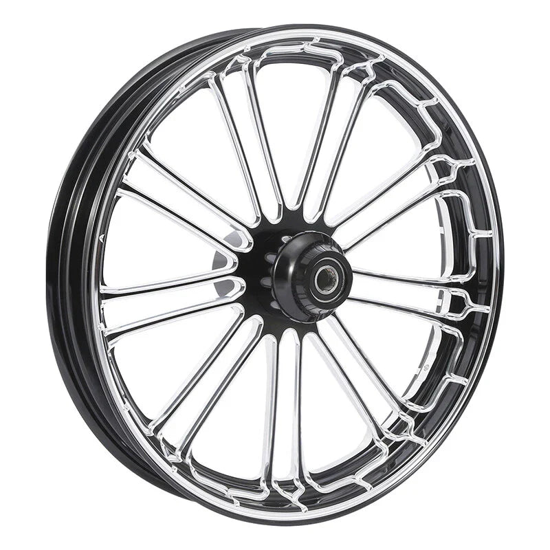 30" Front Wheel Rim & Single Disc Wheel Hub Fit For Harley Street Glide 1997-21