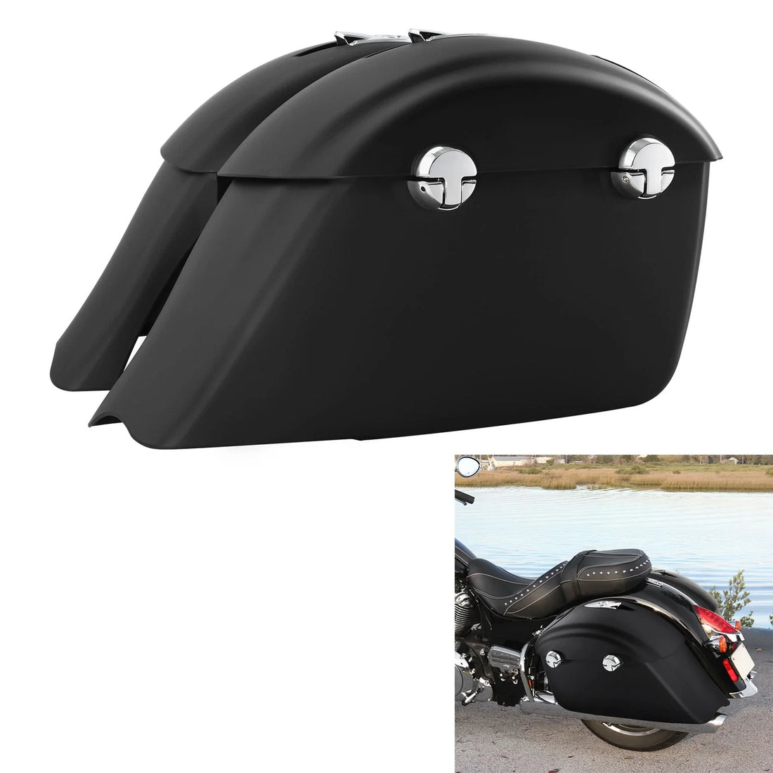 Saddlebag Audio Lid Electronic Latch Fit For Indian Chieftain 14-18 Dark Horse