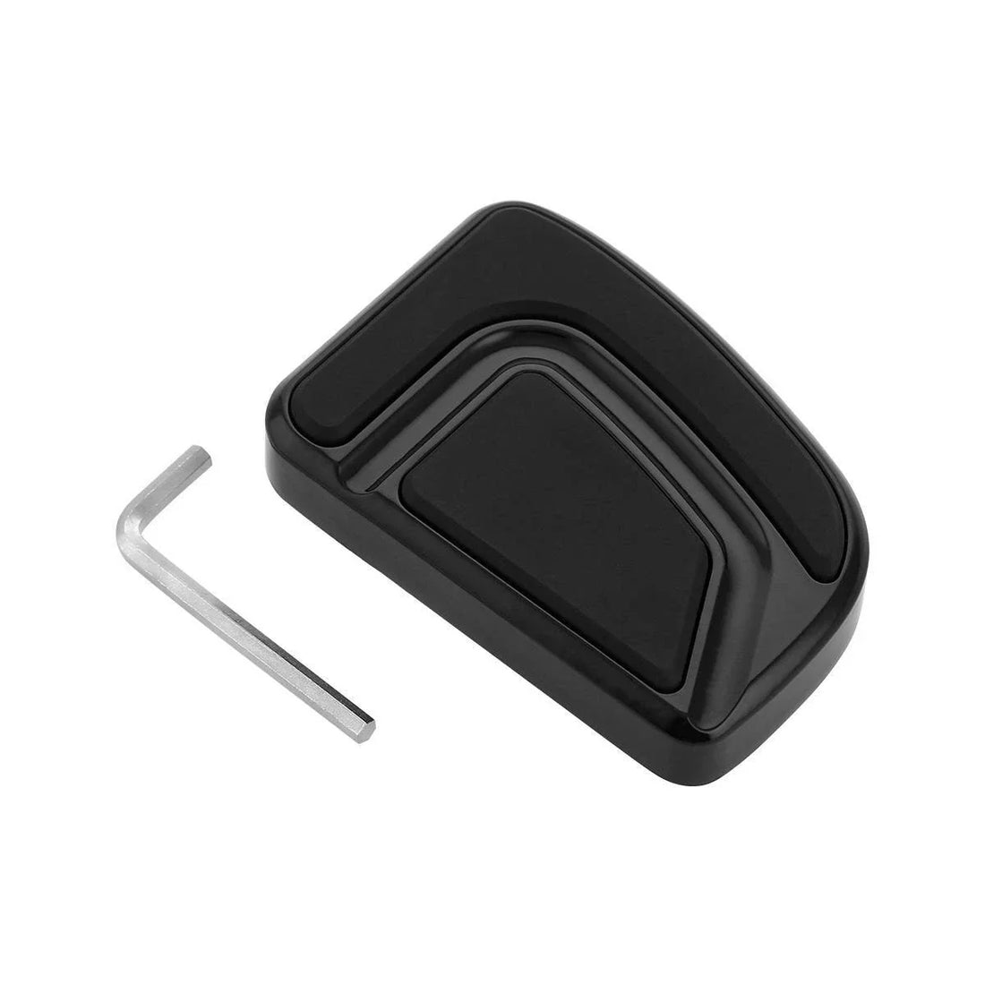 Black Aluminum Large Brake Pedal Fit For Harley Softail Slim Fls 2012-2017 2016
