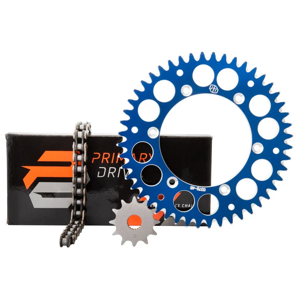 Primary Drive 1097570253-4141d7 Chain and Sprocket Kit - Aluminum Rear/X-Ring