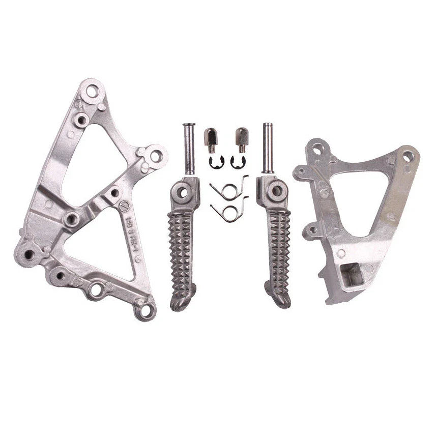 Front Driver Footrests Footpegs Bracket Fit For Yamaha Yzf R1 YZF-R1 2009-2014