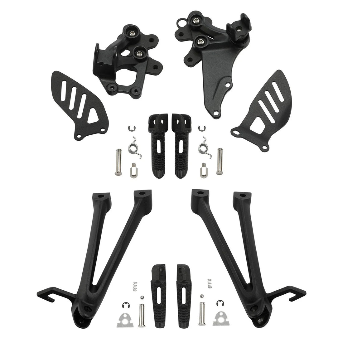 Driver Passenger Footrests Bracket Kit Fit For Suzuki GSXR600 GSXR750 2006-2007