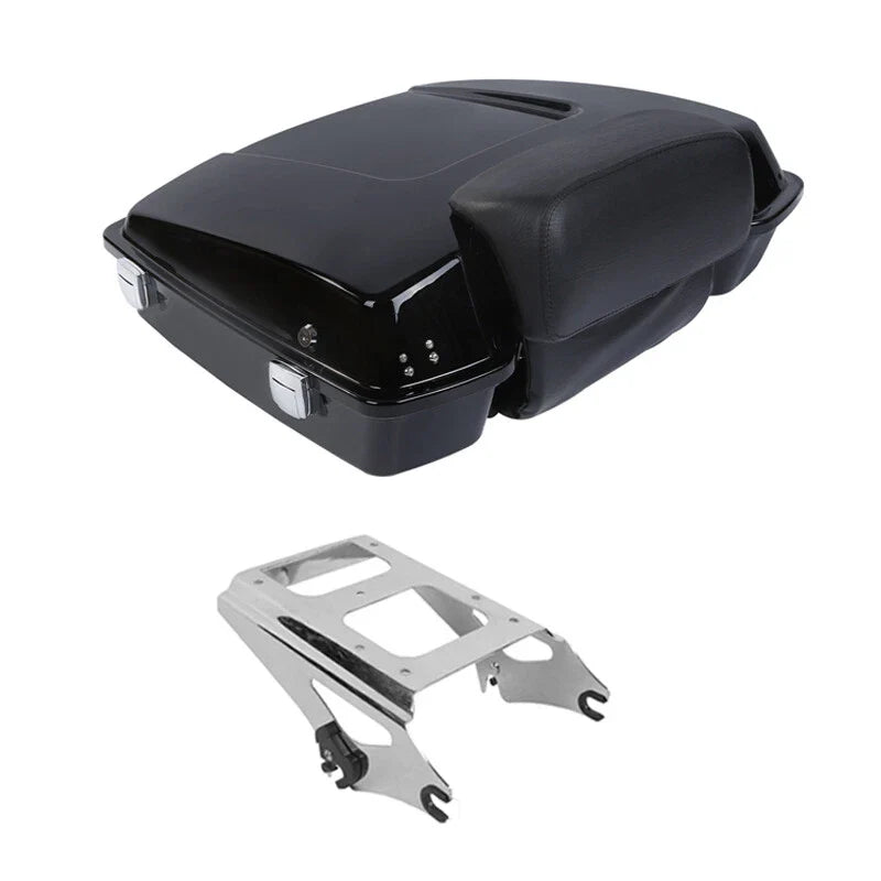 Razor Trunk Backrest Rack For Harley Touring Street Glide Flht 2009-2013