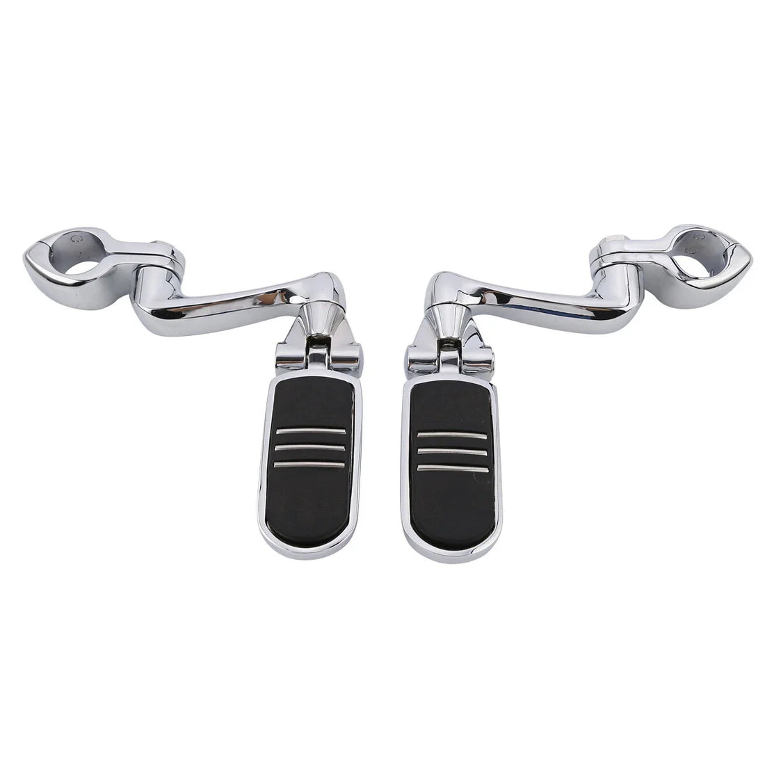 360 Adjustable Footpeg Peg Mount 1 1/4" Highway Bar Fit For Harley Electra Glide