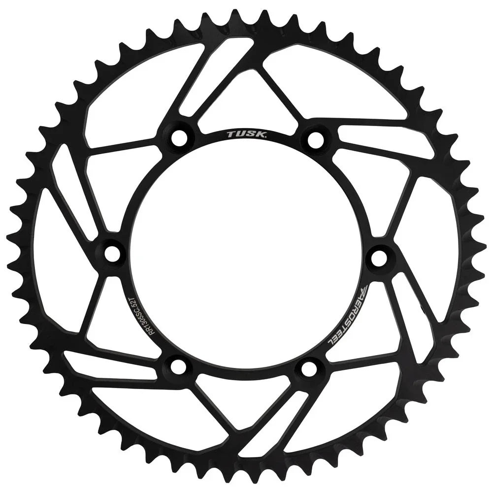 Tusk TK251ST-527d83-58a8f8 AeroSteel Rear Sprocket 52 Tooth For Yamaha YZ125