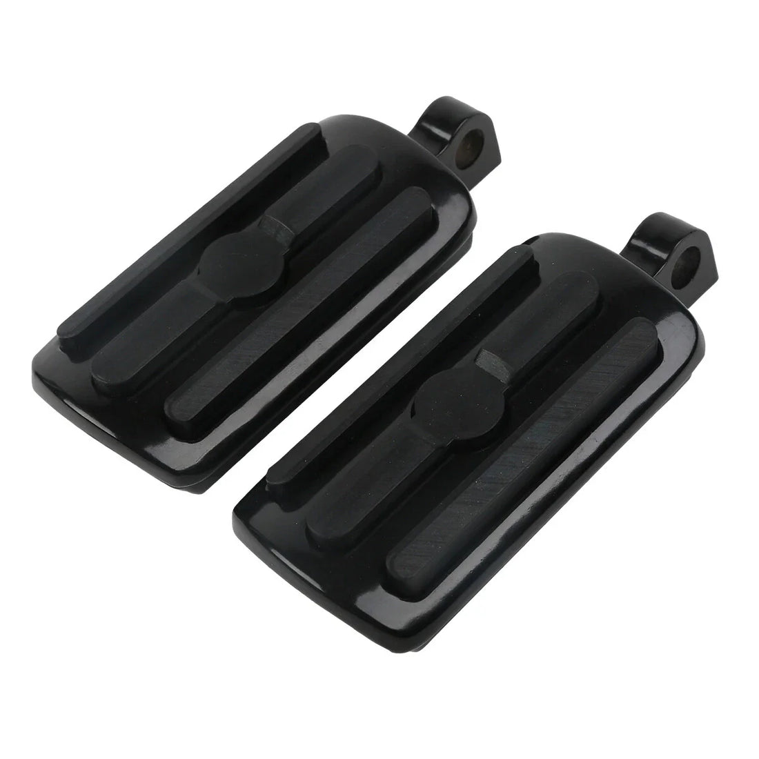Black Highway Footrests Foot Pegs Fit For Harley Davidson Touring Models 1986-26