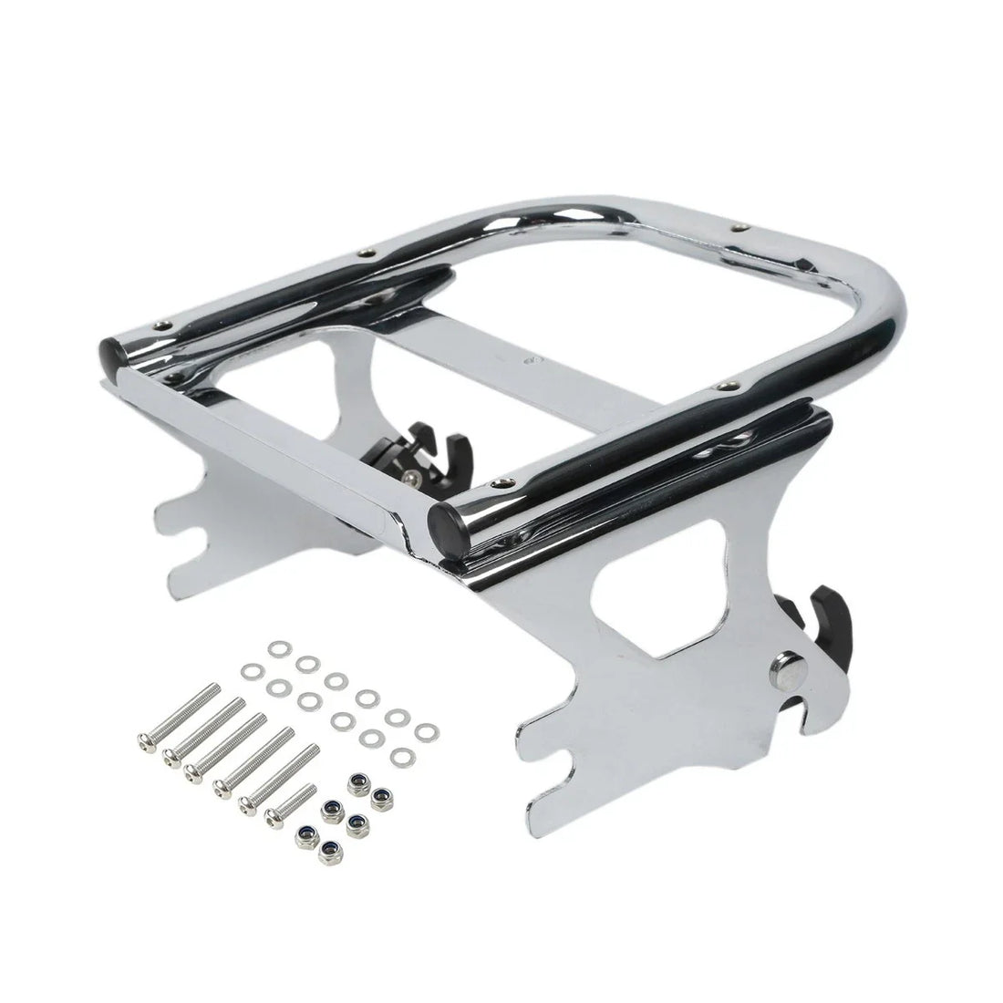 Detachable Two-up Mount Luggage Rack Fit For Harley Touring 97-08