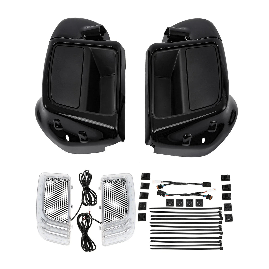 Lower Vented Fairing Speaker Pod Turn Lights Fit For Harley Road Glide 2014-2023