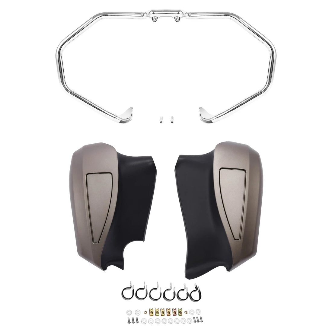 Engine Crash Bar Lower Vented Fairings Fit For Indian Chieftain 2014-2023