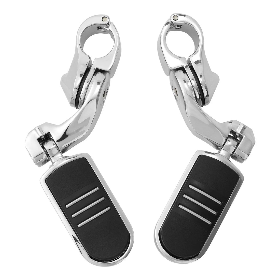 1-1/4" Short Angled Pegstreamliner Highway Engine Guard Foot Pegs For Harley