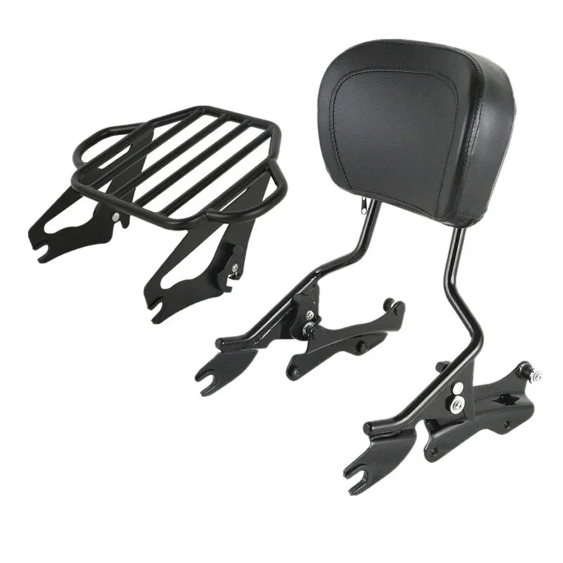 Sissy Bar Backrest Luggage Rack Docking Hardware Fit For Harley Road Glide 14-25