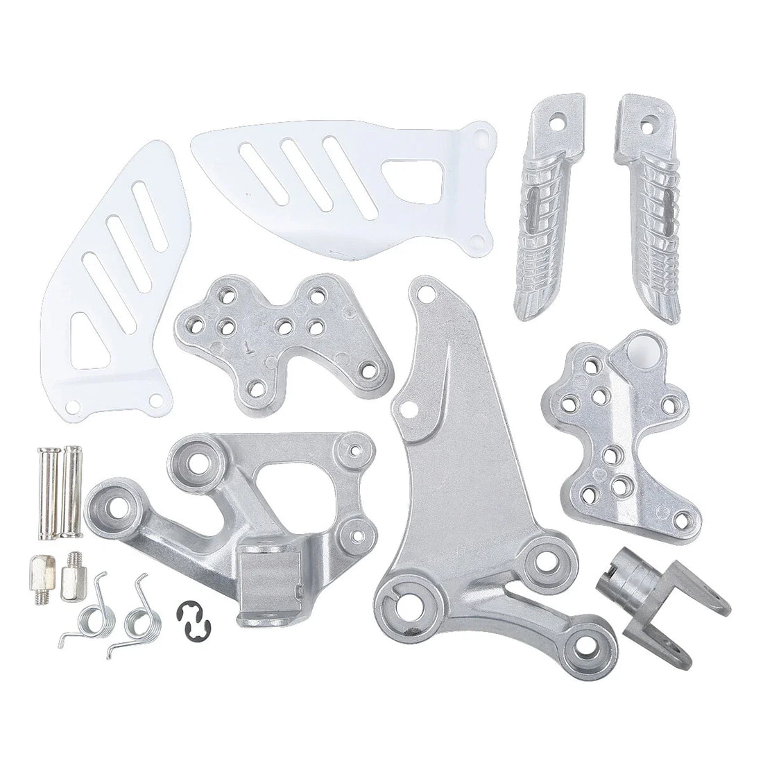 Driver Rider Footpegs Footrests Bracket Fit For Suzuki GSXR600 GSXR750 2006-2010