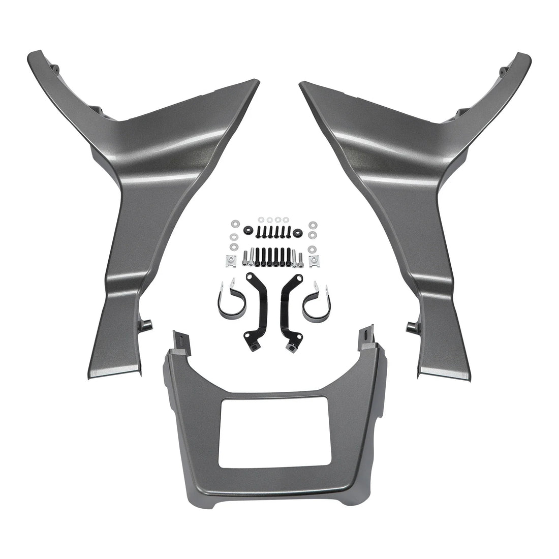 Fairing Spoilers Covers Fit For Harley Road Glide Fltrxs 2017-2024 Billet Silver