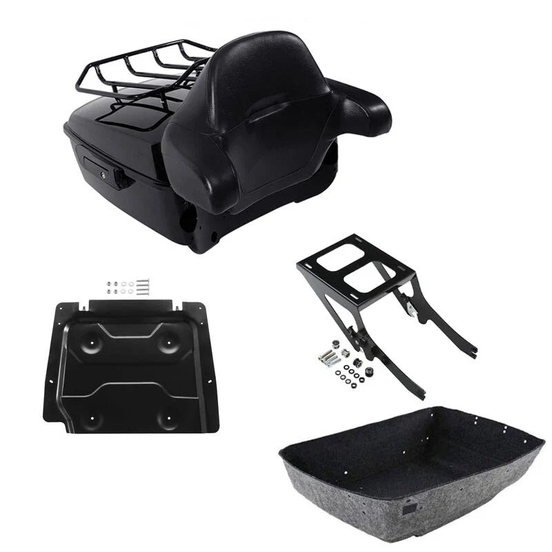 King Trunk Mount Pad Plate Fit For Harley Heritage Classic Flhc Flhcs 2018-2026