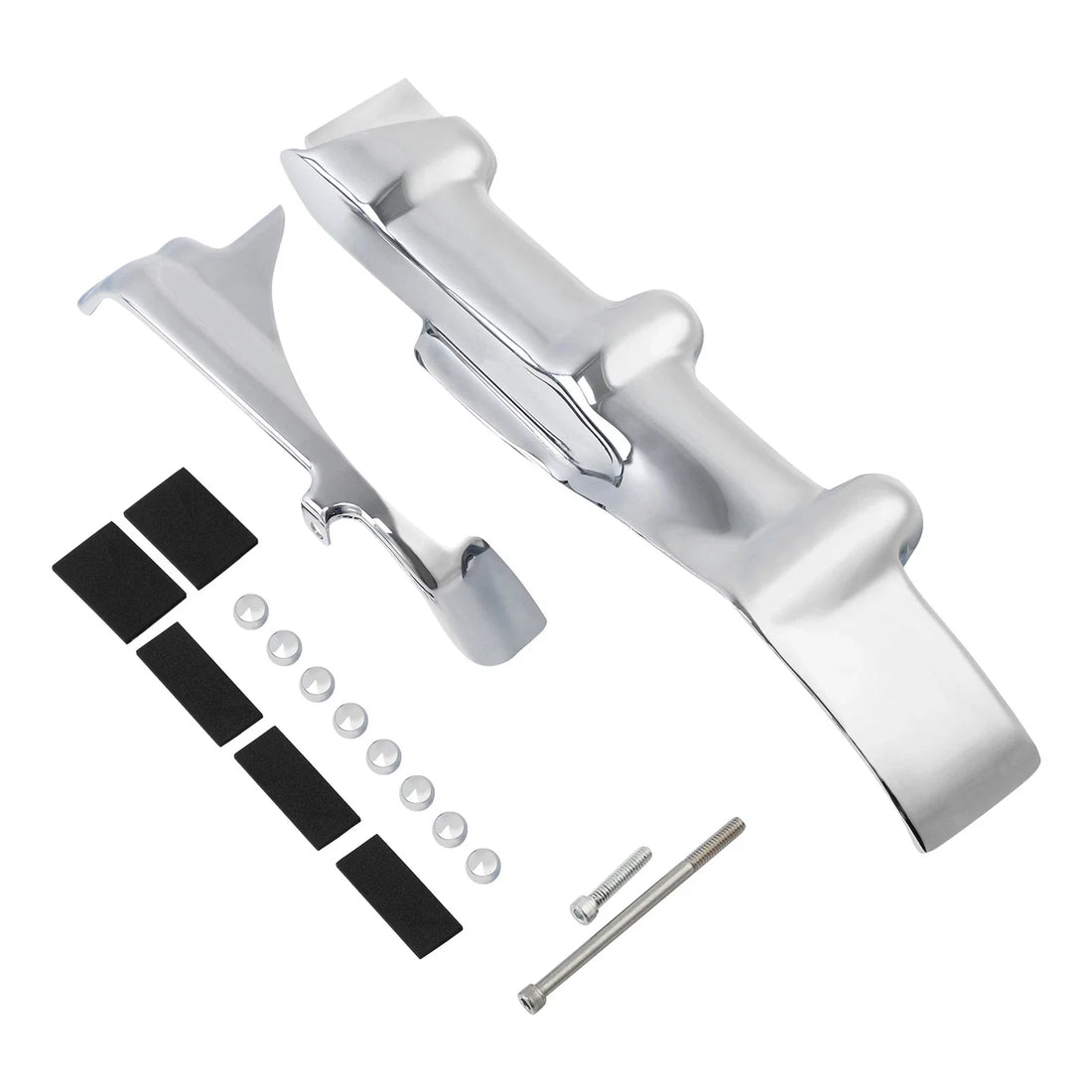 Chrome Inner Primary Cover Trims Fit For Harley Softail Fatboy Flstf 2007-2017