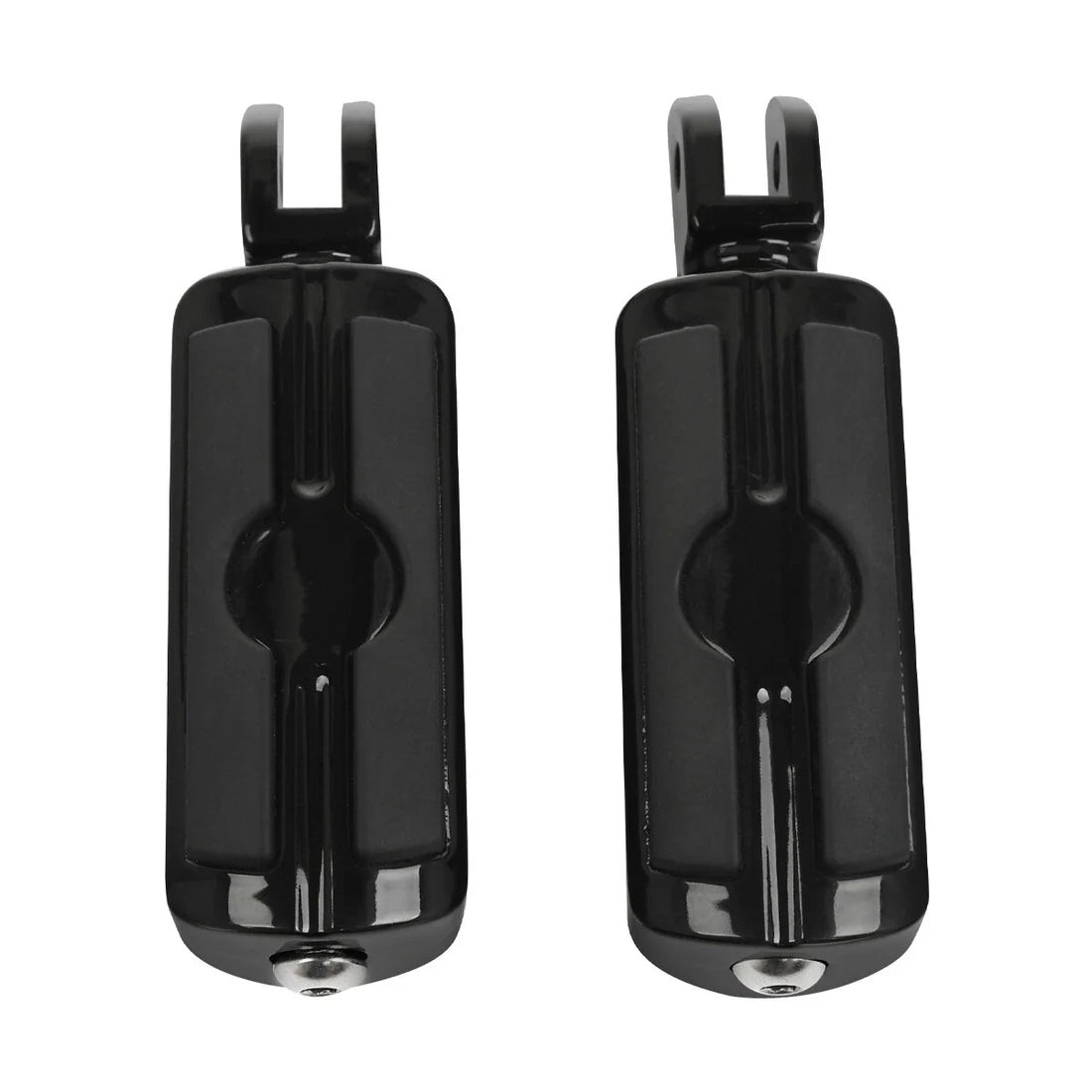 Black Front Rider Footrests Foot Pegs Fit For Harley Low Rider Street Bob 18-24