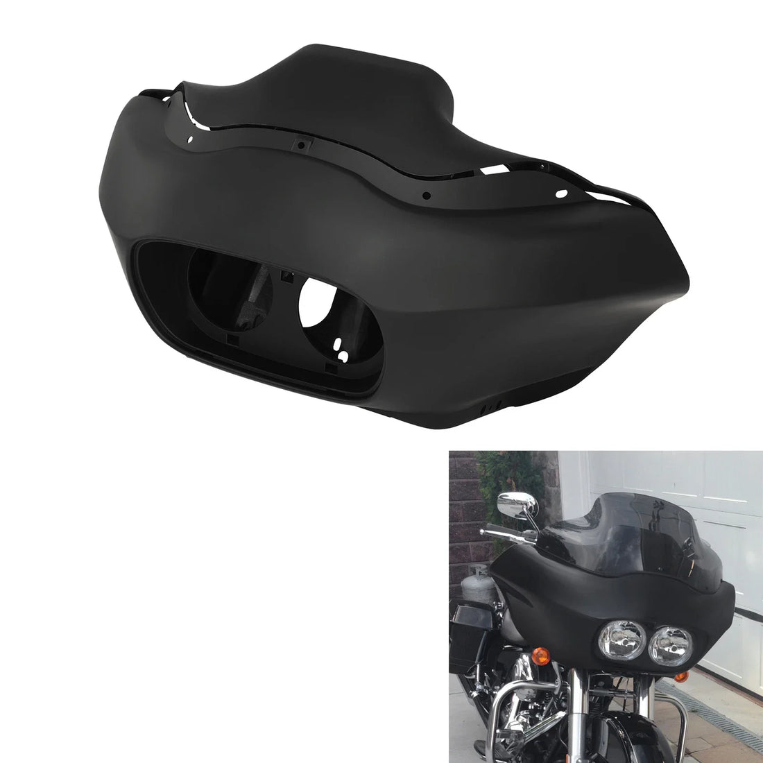 Matte Inner & Outer Headlight Fairing Fit For Harley Fltr Road Glide 1998-2013