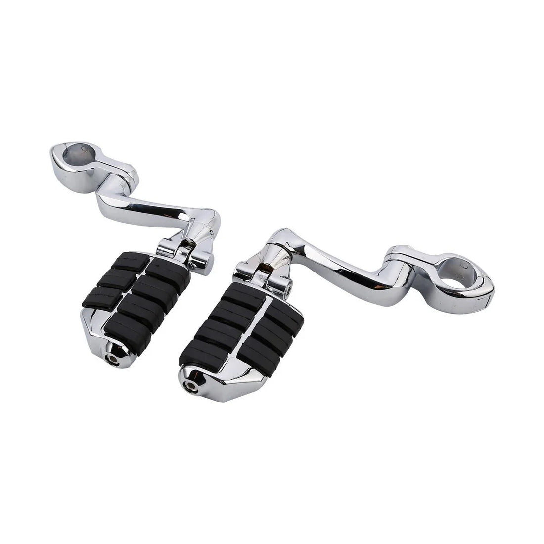 1-1/4" Long Highway Foot Pegs Footrest Mount Fit For Harley Touring Road Glide