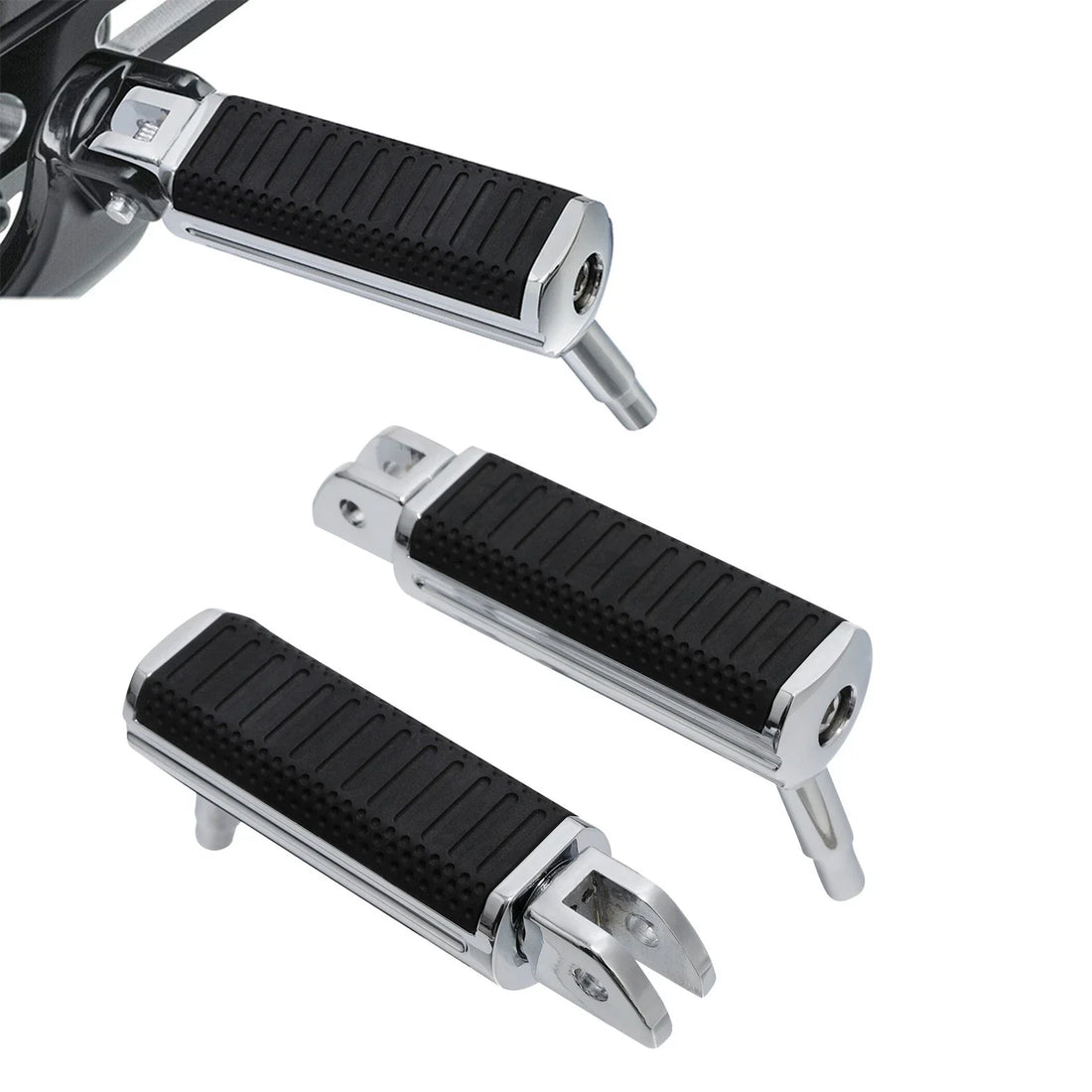 Pair Driver Footpegs Fit For Harley Softail Fat Bob Low Rider 18-25