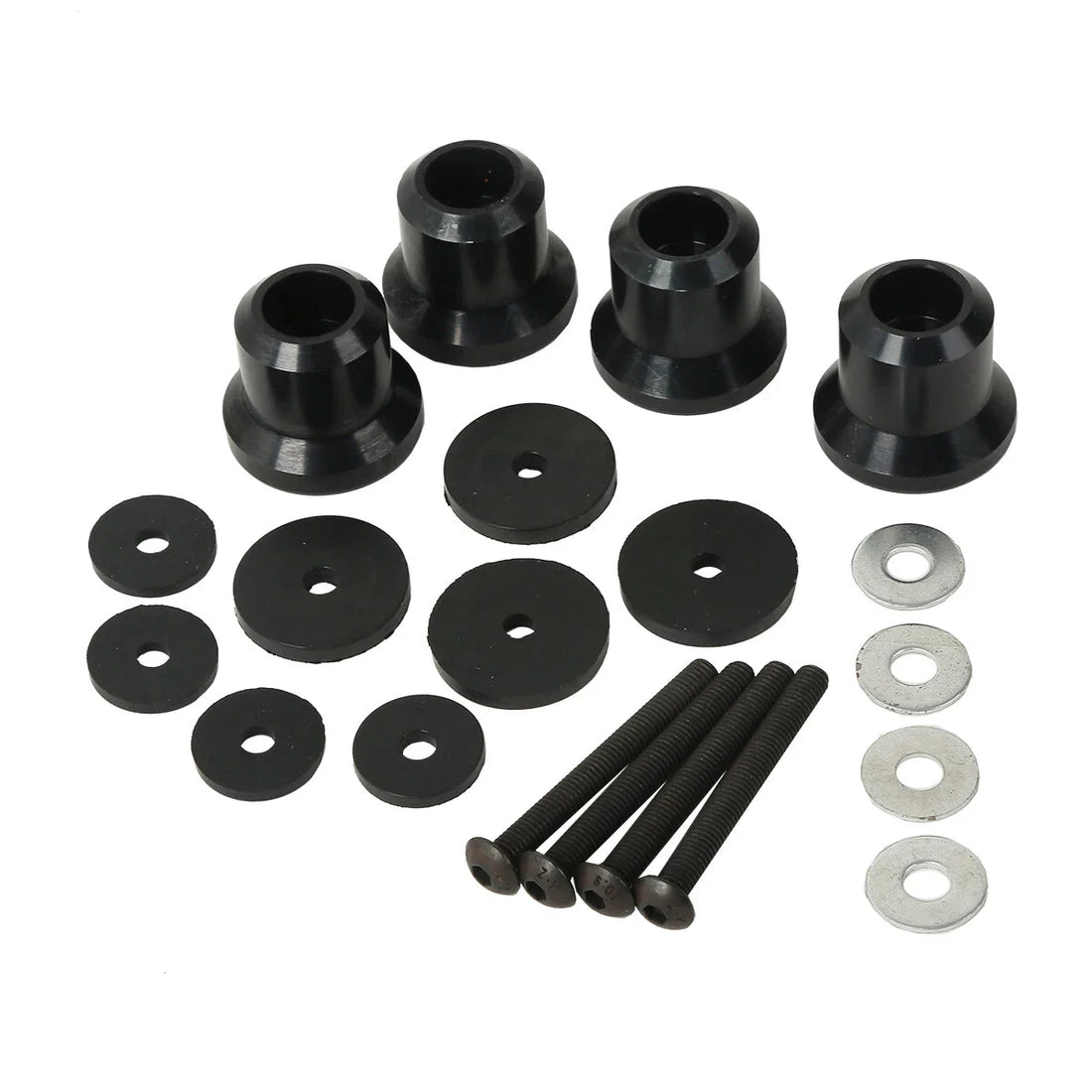5/8" Black Luggage Trunk Rack Risers Fit For Honda Goldwing 1800 GL1800 2001-17