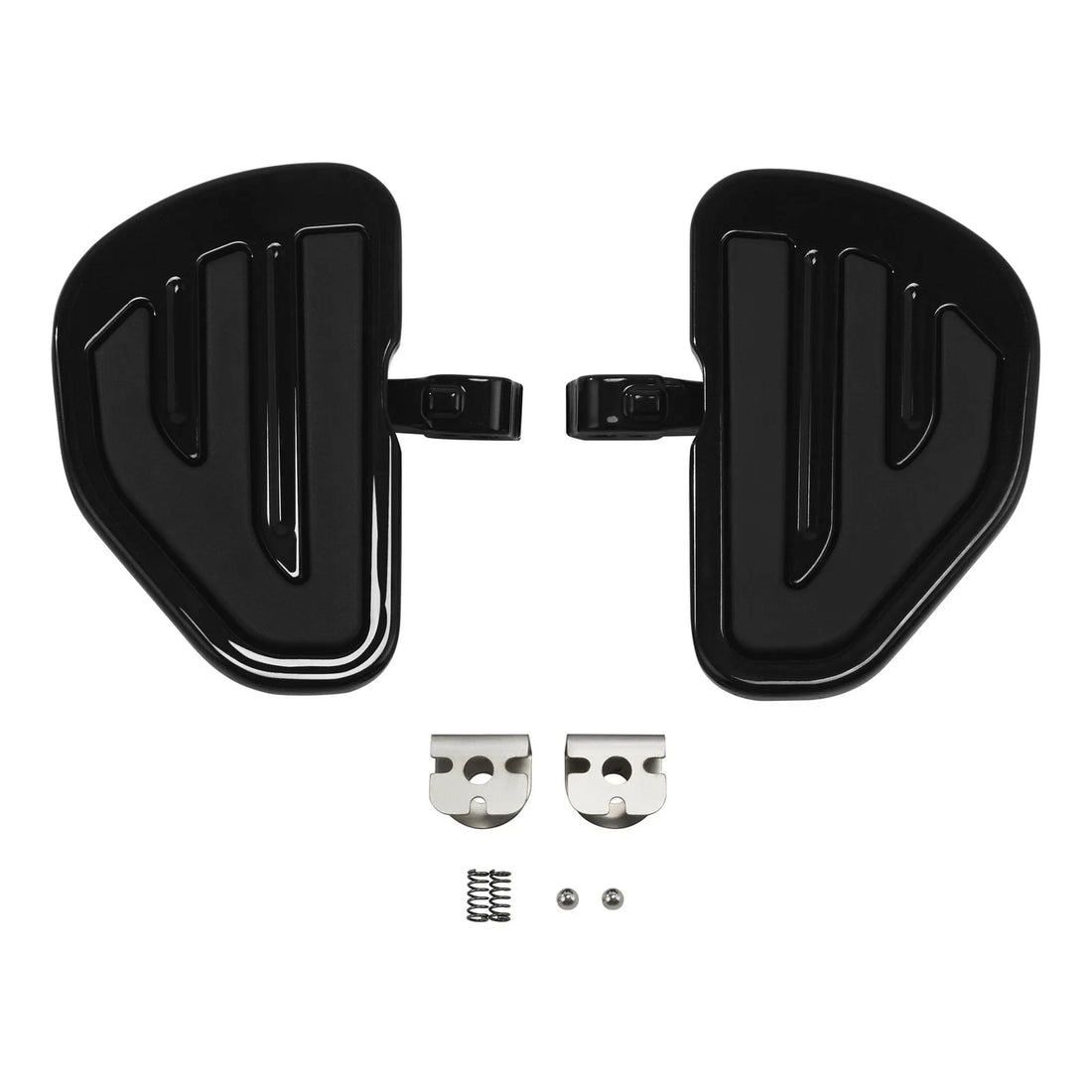 Black Rear Passenger Floorboard Footboard Fit For Indian Scout Sixty Bobber 2025