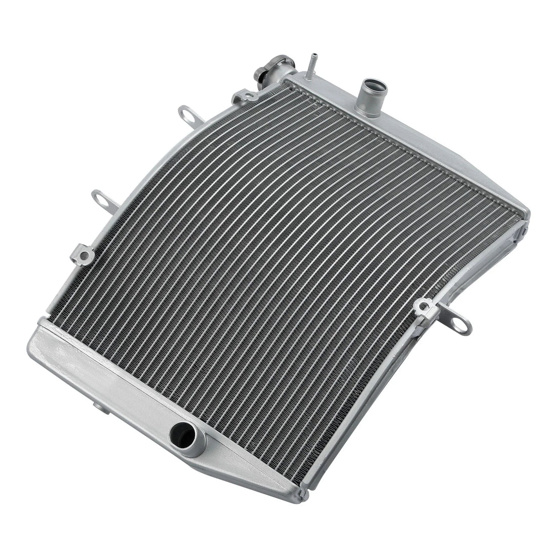 Silver Radiator Cooler Cooling Fit For Kawasaki Ninja ZX-6R ZX6R 2009-2012 10 11