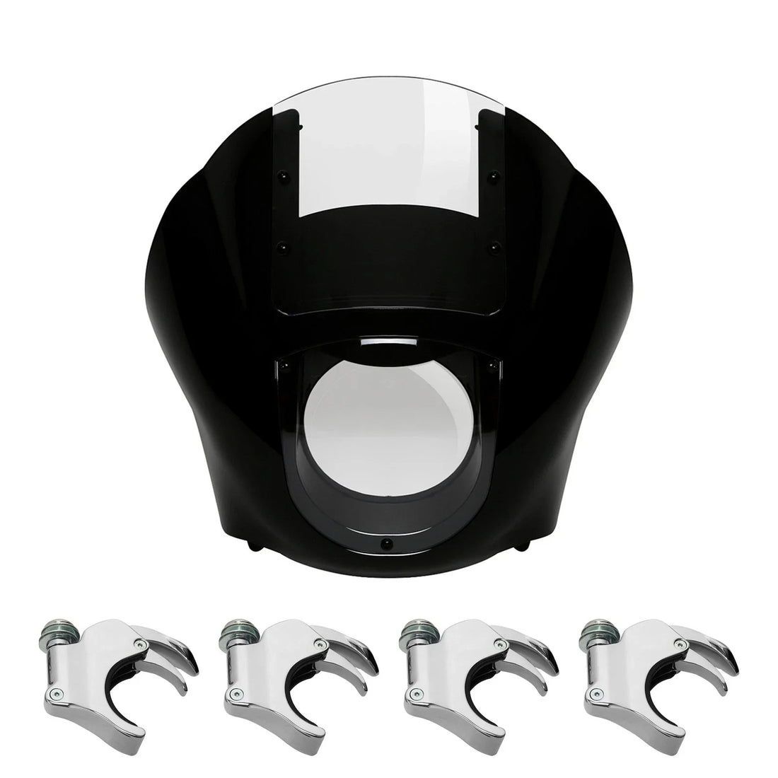 Quarter Fairing Windshield 49mm Fork Clamp Fit For Harley Sportster XL Dyna