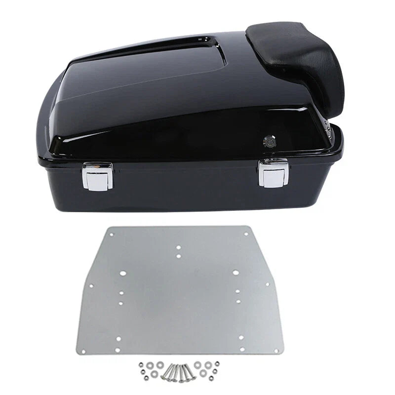 Razor Trunk Backrest Base Plate Fit For Harley Touring Road King Glide 97-13 12