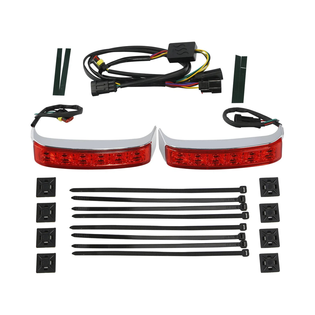 Saddlebag LED Run Brake Turn Light Red Len For Harley Electra Glide 2014-2024 23