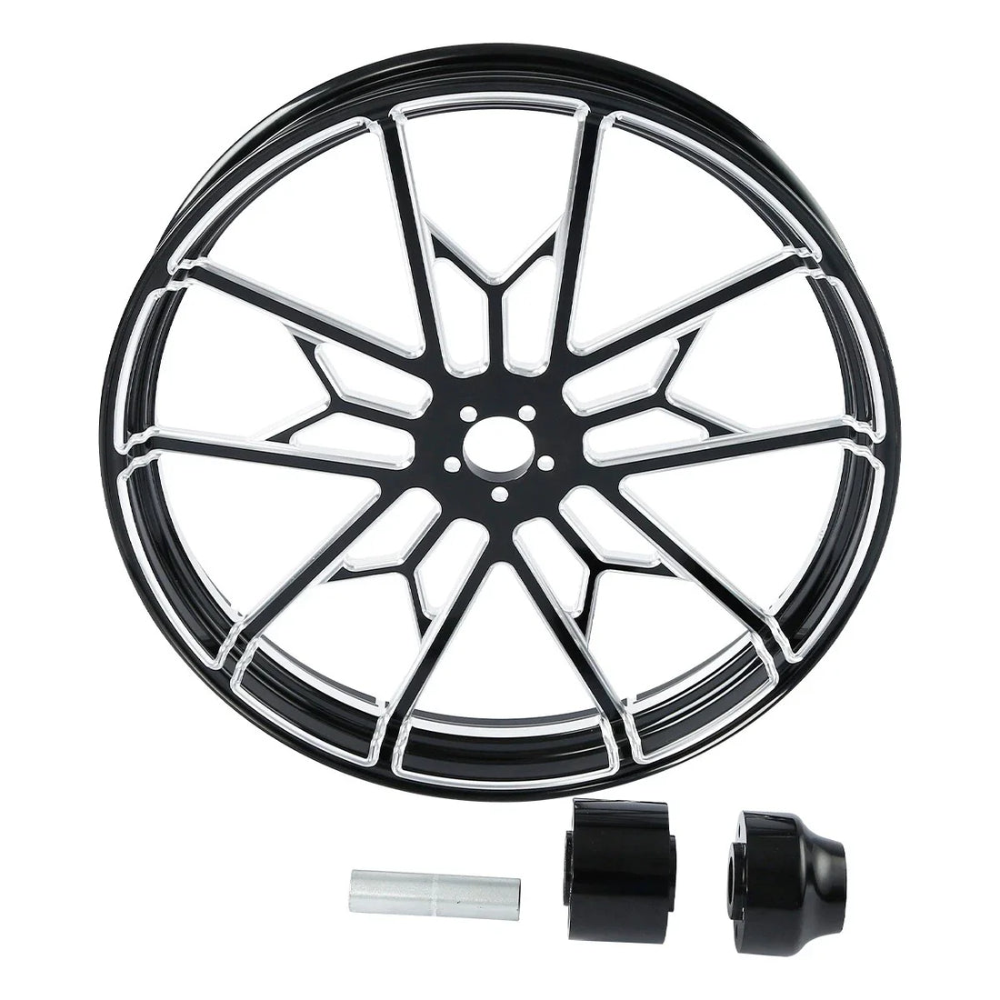 23'' Front Wheel Rim Single Disc Hub Fit For Harley Street Road Glide ABS 97-21
