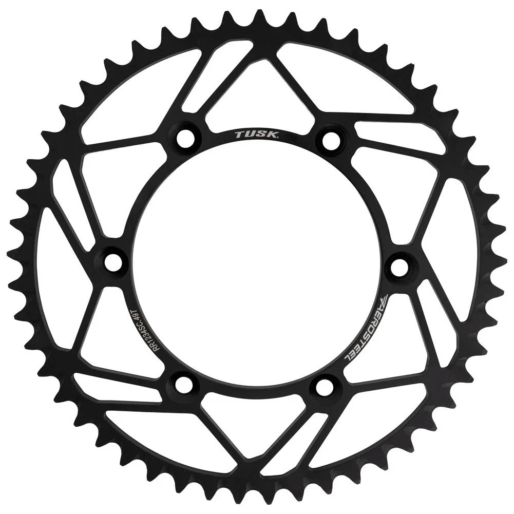 Tusk AeroSteel Rear Sprocket 49 Tooth For Suzuki RMZ450 2005-2026