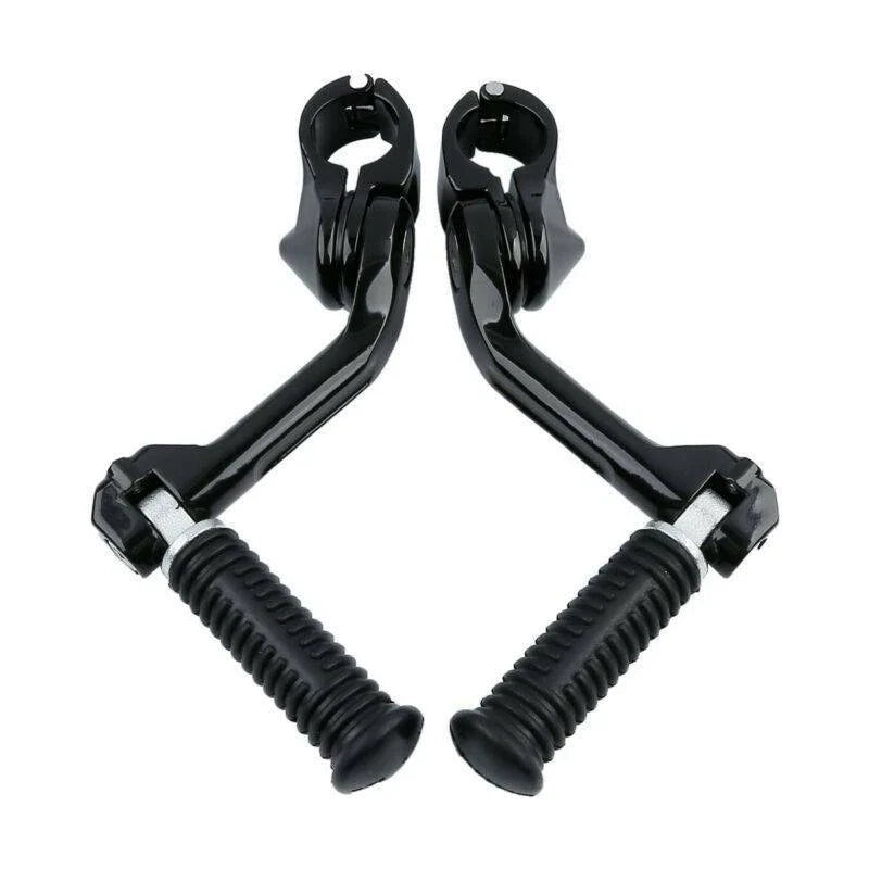 Universal 1 1/4" Highway Footpegs Peg Long Angled Mount Fit For Harley Sportster