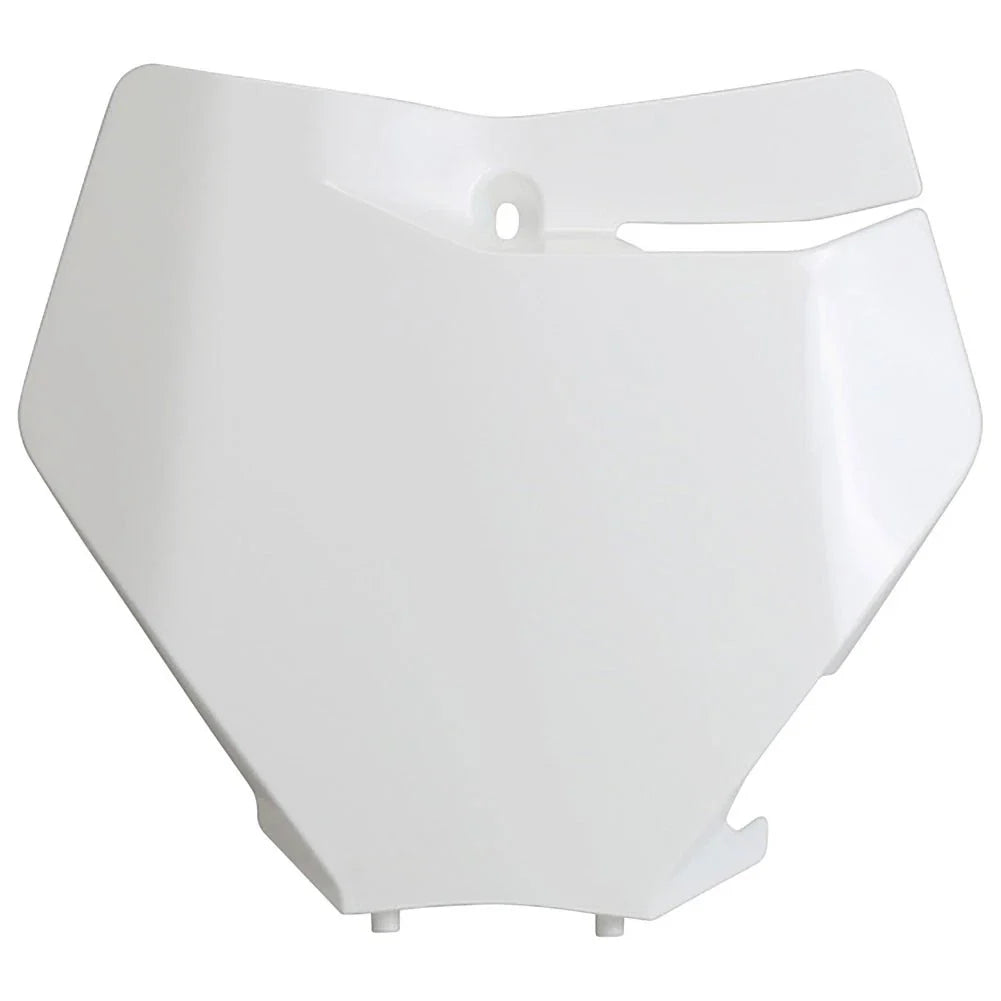 UFO Front Number Plate White For KTM 450 SX-F Factory Edition 2018-2021