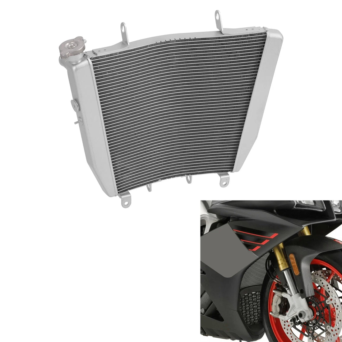 Radiator Cooler Cooling Fit For Aprilia RSV4 2009-2024 Replace For 2B003834