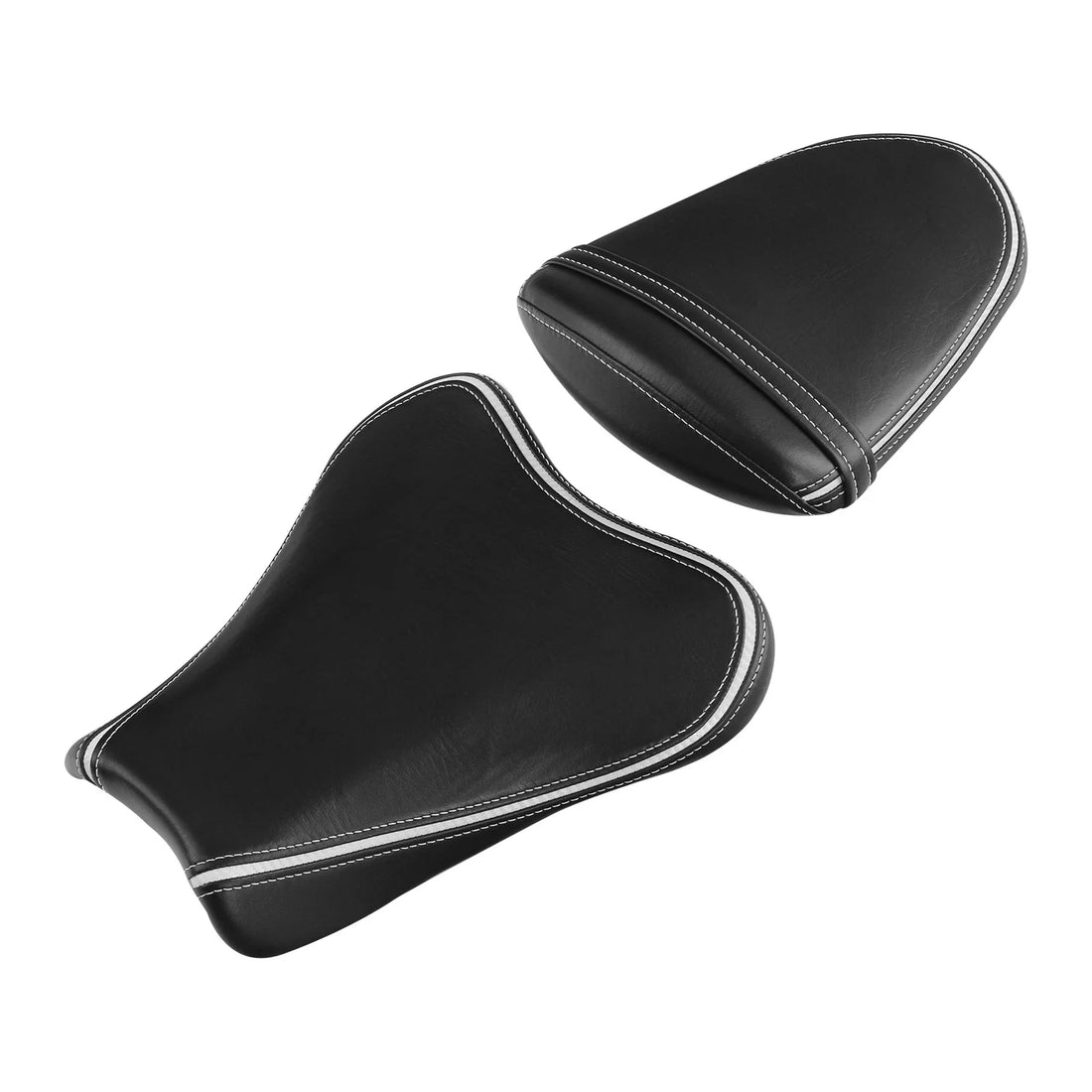 Black White Driver & Passenger Seat Fit For Suzuki GSXR1000 2005-2006 2005 2006