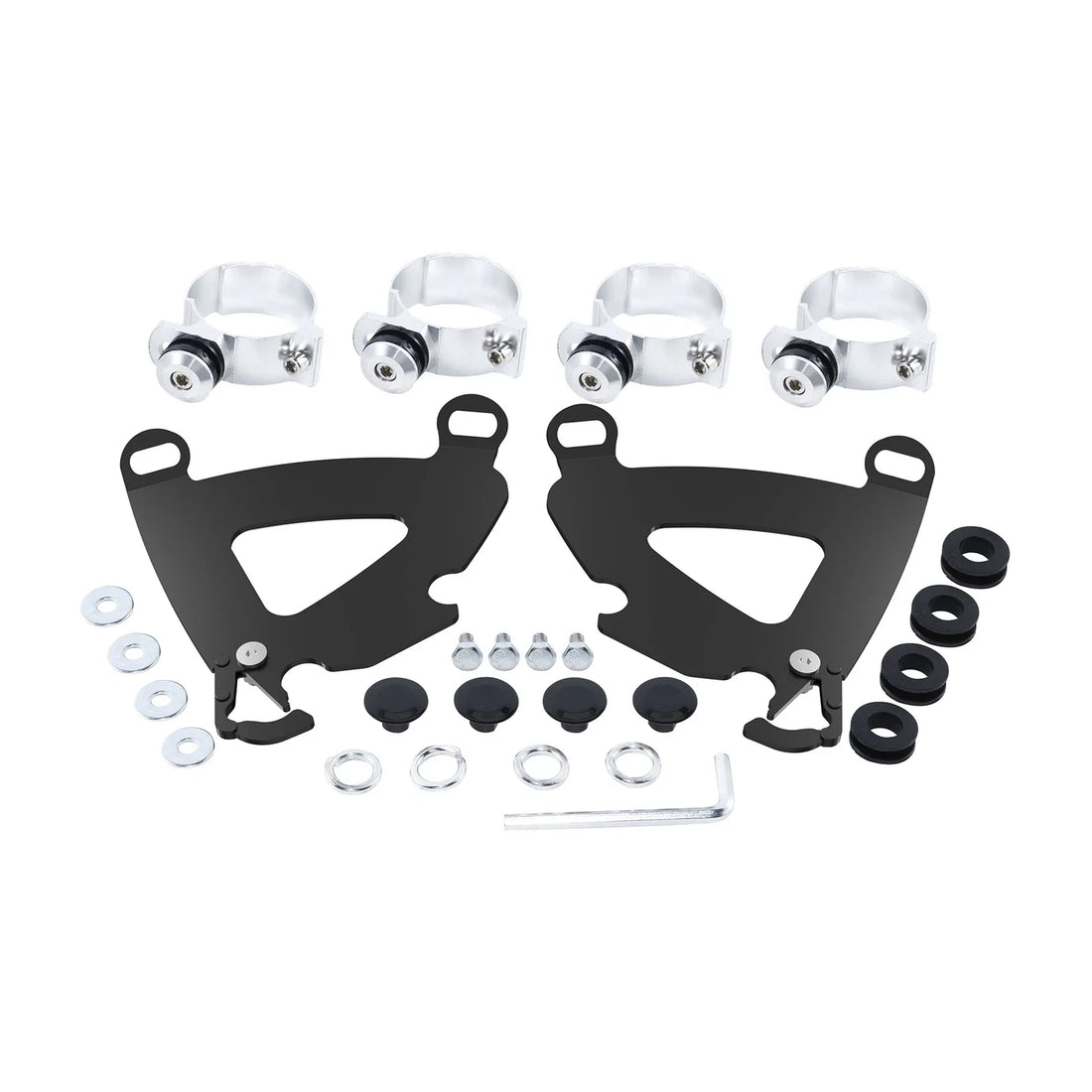 49mm Gauntlet Fairing Trigger Lock Mount Fit For Harley Dyna Street Bob 2007–17