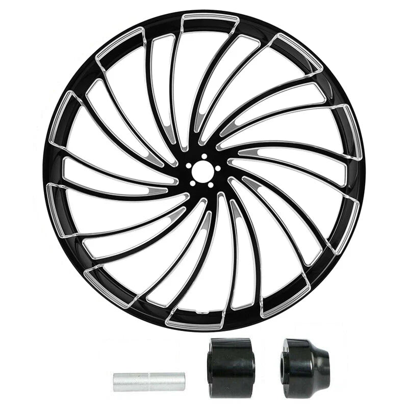 30" Front Wheel Rim Single Disc Hub Fit For Harley Touring Road Glide ABS 97-21