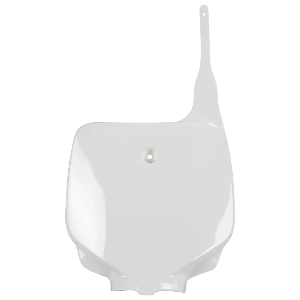 UFO Front Number Plate White For Kawasaki KX85 2001-2013